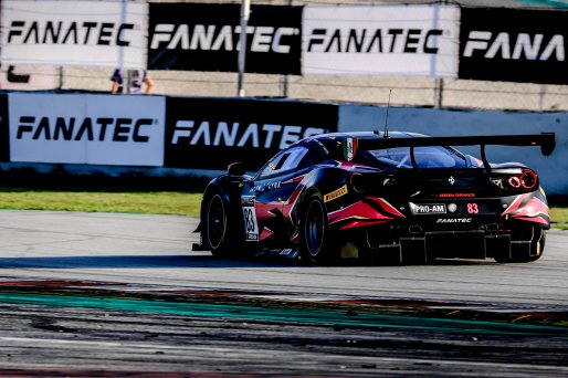 #83 Iron Lynx ITA Ferrari 488 GT3 Sarah Bovy  BEL Doriane Pin  FRA Michelle Gatting  DNK Pro-Am Cup, Bronze Test
 | SRO / Patrick Hecq Photography