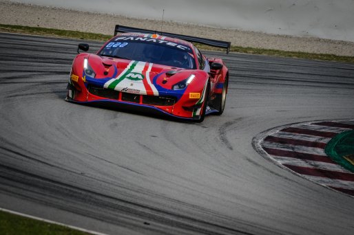 #52 AF Corse ITA Ferrari 488 GT3 Louis Machiels BEL / / Andrea Bertolini ITA Pro-Am Cup, Free Practice
 | SRO / Dirk Bogaerts Photography