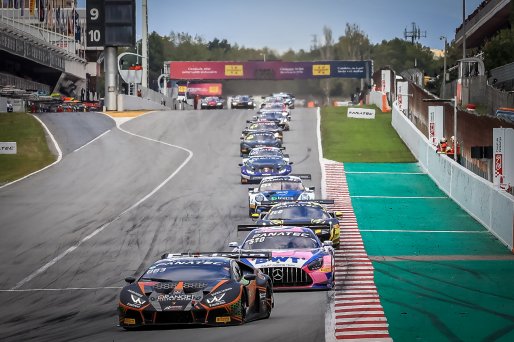 #63 Orange 1 FFF Racing Team CHN Lamborghini Huracan GT3 Evo Mirko Bortolotti ITA Marco Mapelli ITA Andrea Caldarelli ITA Pro Cup, Race
 | SRO / Patrick Hecq Photography