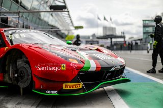 #33 Rinaldi Racing DEU Ferrari 488 GT3 Benjamin Hites CHL - - Patrick Kujala FIN Silver Cup, GT3, Official Paid Test Session, Pitlane
