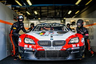 #10 Boutsen Ginion BEL BMW M6 GT3 Karim Ojjeh SAU Jens Liebhauser DEU Jens Klingmann DEU Pro-Am Cup, Free Practice, GT3, Pit lane
