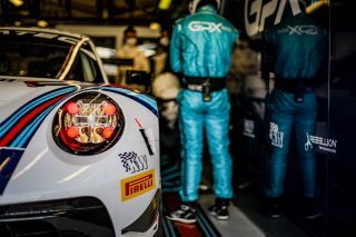#22 GPX Martini Racing UAE Porsche 911 GT3-R (991.II) Matt Campbell AUS Earl Bamber NZL Mathieu Jaminet FRA Pro Cup, Free Practice, GT3, Pit lane

