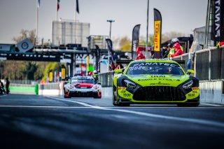 #2 GetSpeed DEU Mercedes-AMG GT3 Nico Bastian DEU Olivier Grotz LUX Florian Scholze DEU Pro-Am Cup, Free Practice, GT3, Pit lane
