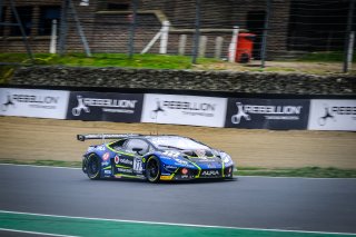 #77 Barwell Motorsport GBR Lamborghini Huracan GT3 Evo Miguel Ramos PRT Henrique Chaves PRT Pro-Am Cup, Free Practice
