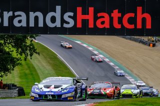 #14 Emil Frey Racing CHE Lamborghini Huracan GT3 Evo Ricardo Feller CHE Alex Fontana CHE Silver Cup, Race 1
