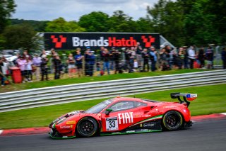 #33 Rinaldi Racing DEU Ferrari 488 GT3 Patrick Kujala FIN Benja Hites CHL Silver Cup, Race 1
