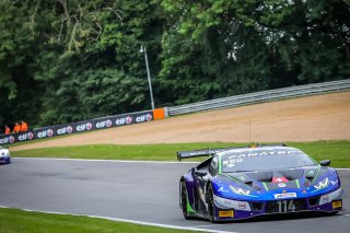 #114 Emil Frey Racing CHE Lamborghini Huracan GT3 Evo Konsta Lappalainen FIN Arthur Rougier FRA Silver Cup, Race 2
