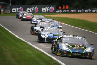 #77 Barwell Motorsport GBR Lamborghini Huracan GT3 Evo Miguel Ramos PRT Henrique Chaves PRT Pro-Am Cup, Race 2
