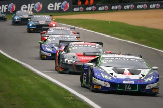 #14 Emil Frey Racing CHE Lamborghini Huracan GT3 Evo Ricardo Feller CHE Alex Fontana CHE Silver Cup, Race 2
