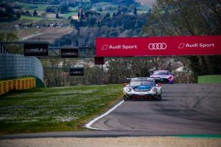 #56 Dinamic Motorsport ITA Porsche 911 GT3-R (991.II) Giorgio RODA ITA Mauro CALAMIA CHE Marius NAKKEN NOR Silver Cup, GT3, Pre-Qualifying
