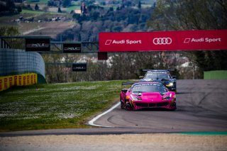 #83 Iron Dames ITA Ferrari 488 GT3 Rahel FREY CHE Sarah BOVY BEL Michelle GATTING DNK Gold Cup, GT3, Pre-Qualifying
