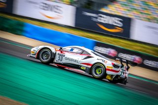 #53 AF Corse Ferrari 488 GT3 Pierre Alexandre Jean FRA Ulysse de Pauw BEL Silver Cup, Free Practice
