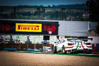 #53 AF Corse Ferrari 488 GT3 Pierre Alexandre Jean FRA Ulysse de Pauw BEL Silver Cup, Free Practice
