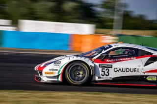 #53 AF Corse Ferrari 488 GT3 Pierre Alexandre Jean FRA Ulysse de Pauw BEL Silver Cup, Pre Qualifying
