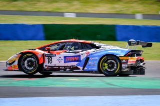#18 GSM Novamarine Lamborghini Huracan GT3 Evo Gerhard Tweraser AUT Isaac Tutumlu Lopez ESP Silver Cup, Qualifying 1

