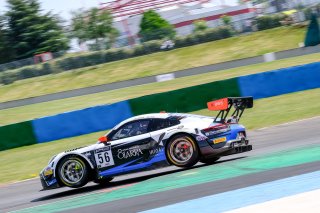 #56 Dinamic Motorsport Porsche 911 GT3-R (991.II) Giorgio Roda ITA Klaus Bachler AUT Pro, Qualifying 1
