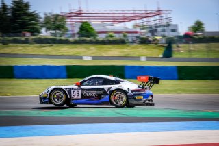 #56 Dinamic Motorsport Porsche 911 GT3-R (991.II) Giorgio Roda ITA Klaus Bachler AUT Pro, Qualifying 1
