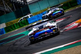 #56 Dinamic Motorsport Porsche 911 GT3-R (991.II) Giorgio Roda ITA Klaus Bachler AUT Pro, Qualifying 1
