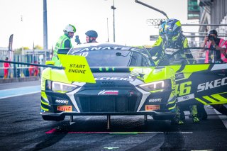#46 Team WRT Audi R8 LMS evo II GT3 Valentino Rossi ITA Frédéric Vervisch BEL Pro, GT3, Pitlane, Race 1
