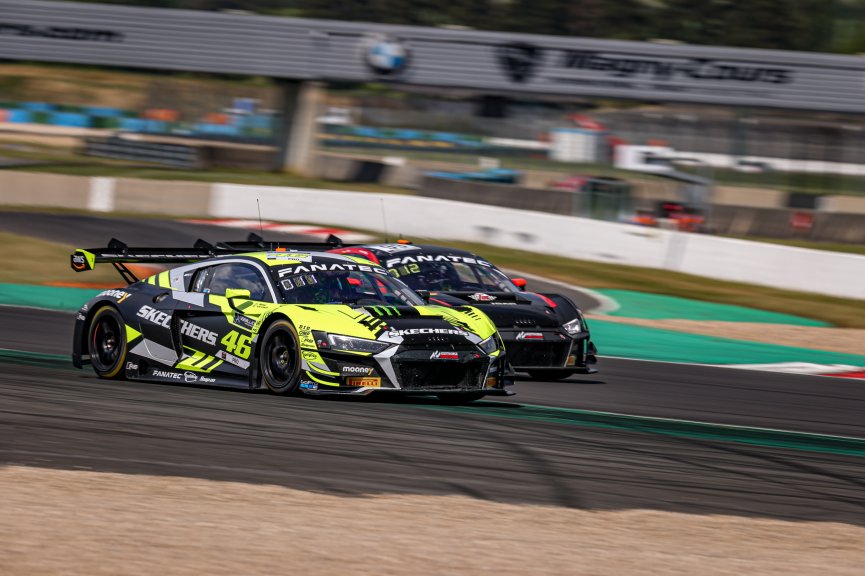 #46 Team WRT Audi R8 LMS evo II GT3 Valentino Rossi ITA Frédéric Vervisch BEL Pro, Race 2
