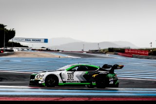 #107 CMR Bentley Continental GT3 Nigel BAILLY BEL Antonin BORGA CHE Stéphane LEMERET BEL Pro-Am Cup, Bronze Test
