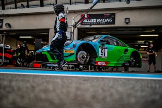 #91 Allied Racing Porsche 911 GT3-R (991.II) Alex MALYKHIN ND James DORLIN GBR Benjamin BARKER GBR Gold Cup, Bronze Test, FGTWC, Pitlane
