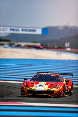 #21 AF Corse Ferrari 488 GT3 Hugo DELACOUR ITA Cedric SBIRRAZZUOLI MCO Alessandro BALZAN ITA Gold Cup, Free Practice
