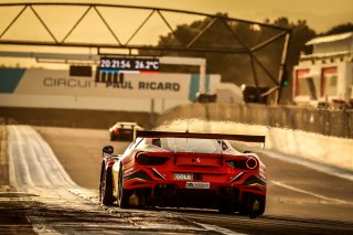 #83 Iron Dames Ferrari 488 GT3 Rahel FREY CHE Sarah BOVY BEL Michelle GATTING DNK Gold Cup, Pre-Qualifying
