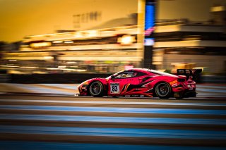 #83 Iron Dames Ferrari 488 GT3 Rahel FREY CHE Sarah BOVY BEL Michelle GATTING DNK Gold Cup, Pre-Qualifying
