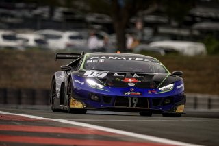 #19 Emil Frey Racing Lamborghini Huracan GT3 Evo Arthur ROUGIER FRA Leo ROUSSEL FRA Giacomo ALTOE ITA Pro, Race
