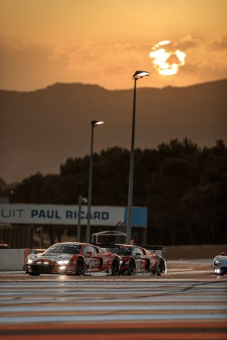#11 Tresor by Car Collection Audi R8 LMS evo II GT3 Lorenzo PATRESE ITA Hugo VALENTE FRA Axel BLOM FIN Silver Cup, #26 Sainteloc Junior Team Audi R8 LMS evo II GT3 Cesar GAZEAU FRA Nicolas BAERT BEL Aurelien PANIS FRA Silver Cup, Race
