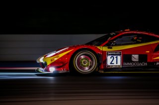#21 AF Corse Ferrari 488 GT3 Hugo DELACOUR ITA Cedric SBIRRAZZUOLI MCO Alessandro BALZAN ITA Gold Cup, FGTWC, Race
