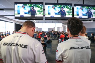 #88 AMG Team AKKODIS ASP Mercedes-AMG GT3 Raffaele MARCIELLO CHE Daniel JUNCADELLA ESP Jules GOUNON FRA Pro, Drivers Briefing
