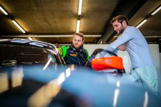 #56 Dinamic Motorsport Porsche 911 GT3-R (991.II) Giorgio Roda Klaus Bachler Pro, FGTWC, Free Practice, Pitlane
