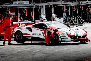 #53 AF Corse Ferrari 488 GT3 Ulysse de Pauw Pierre Alexandre Jean Silver Cup, Pitlane, Pre-Qualifying
