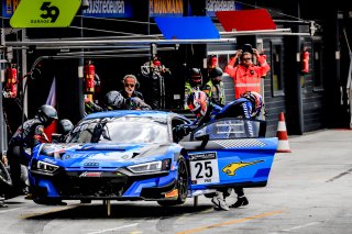 #25 Sainteloc Junior Team Audi R8 LMS evo II GT3 Aurelien Panis Patric Niederhauser Pro, Pitlane, Race 1
