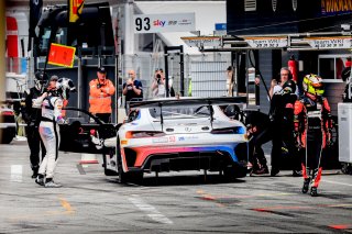 #93 SKY - Tempesta Racing Mercedes-AMG GT3 Christopher Froggatt Eddie Cheever Silver Cup, Pitlane, Race 1
