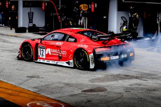 #12 Tresor by Car Collection Audi R8 LMS evo II GT3 Luca Ghiotto Mattia Drudi Pro, Pitlane, Race 1
