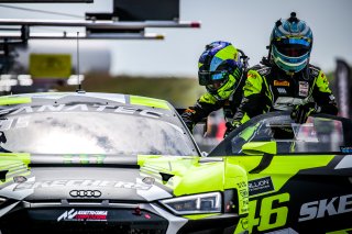 #46 Team WRT Audi R8 LMS evo II GT3 Valentino Rossi Frdric Vervisch Pro, FGTWC, Pitlane, Race 2
