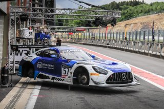 #57 Winward Racing Mercedes-AMG GT3 Gold Cup, Bronze Test

