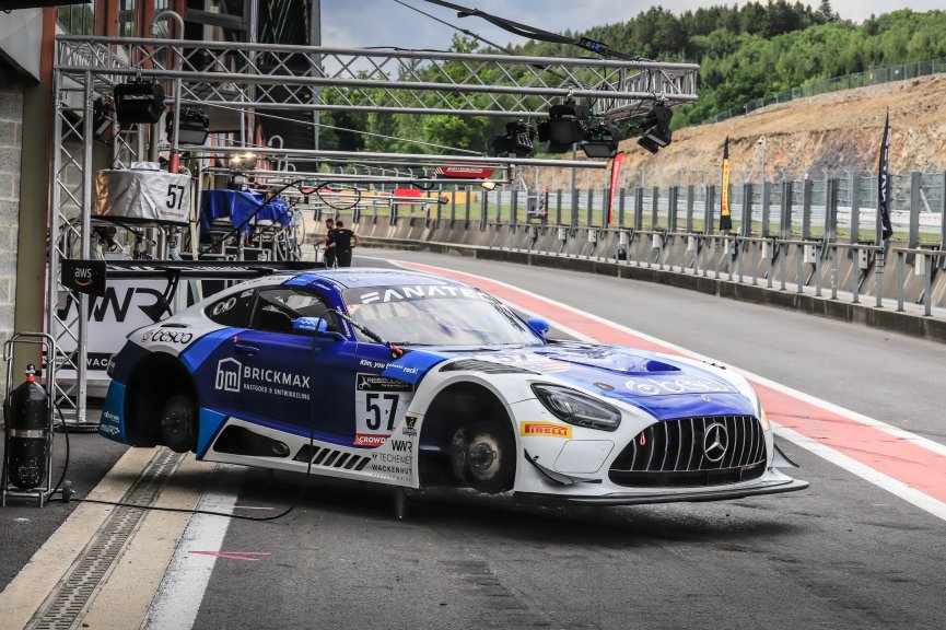 #57 Winward Racing Mercedes-AMG GT3 Gold Cup, Bronze Test

