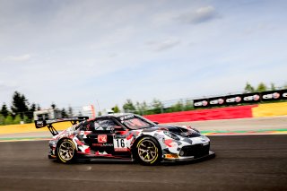 #16 Earl Bamber Motorsport Porsche 911 GT3-R (991.II) Adrian D'SILVA Stephen GROVE Brenton GROVE Matthew PAYNE Porsche 911 GT3-R (991.II) Pro-Am Cup, FGTWC, Free Practice
 | SRO / Patrick Hecq Photography