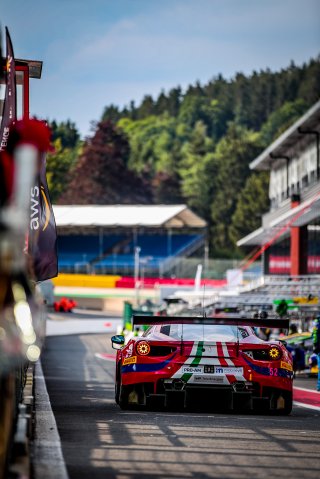 #52 AF Corse Ferrari 488 GT3 Stefano COSTANTINI Louis MACHIELS Andrea BERTOLINI Alessio ROVERA Ferrari 488 GT3 Pro-Am Cup, FGTWC, Warm Up
