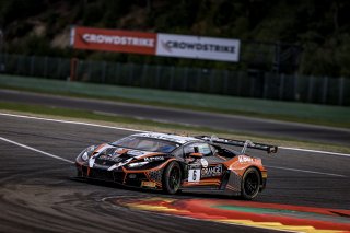 #6 Orange1 KPAX Racing Lamborghini Huracan GT3 Evo Jordan PEPPER Andrea CALDARELLI Marco MAPELLI Lamborghini Huracan GT3 Evo Pro, Superpole
