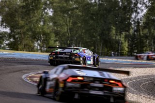#19 Emil Frey Racing Lamborghini Huracan GT3 Evo Leo ROUSSEL Arthur ROUGIER Giacomo ALTOE Lamborghini Huracan GT3 Evo Pro, Race
