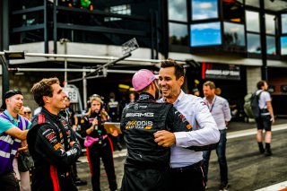 #88 AMG Team AKKODIS ASP Mercedes-AMG GT3 Raffaele MARCIELLO Daniel JUNCADELLA Jules GOUNON Mercedes-AMG GT3 Pro, Celebration, Race

