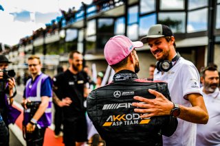#88 AMG Team AKKODIS ASP Mercedes-AMG GT3 Raffaele MARCIELLO Daniel JUNCADELLA Jules GOUNON Mercedes-AMG GT3 Pro, Celebration, Race
