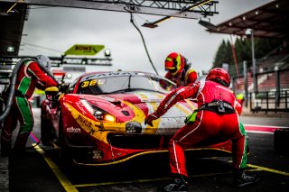 #21 AF Corse Ferrari 488 GT3 Hugo DELACOUR Cedric SBIRRAZZUOLI Alessandro BALZAN David PEREL Ferrari 488 GT3 Gold Cup, Pitlane, Race
