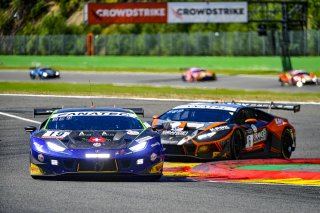 #19 Emil Frey Racing Lamborghini Huracan GT3 Evo Leo ROUSSEL Arthur ROUGIER Giacomo ALTOE Lamborghini Huracan GT3 Evo Pro, GT3, Race
