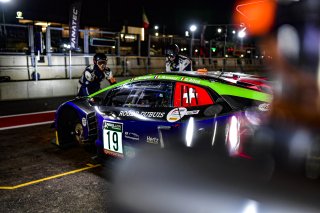 #19 Emil Frey Racing Lamborghini Huracan GT3 Evo Leo ROUSSEL Arthur ROUGIER Giacomo ALTOE Lamborghini Huracan GT3 Evo Pro, GT3, Night Practice
